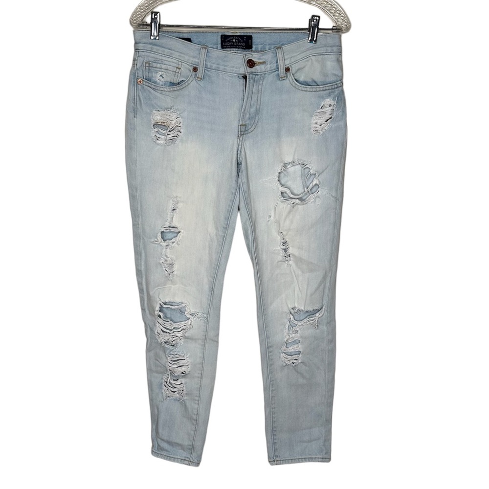 Lucky Brand Women’s Distressed Light Wash Jeans size 2